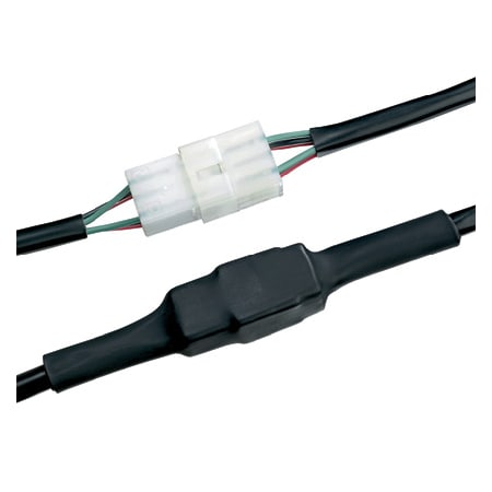 Panduit Adhesive Lined Heat Shrink Tube, Thin Wall, 4:1 I.D. Shrink Ratio, 0.47 in I.D. Before Shrinking, Black, 48 in, 25 PK HSTT4A47-48-Q